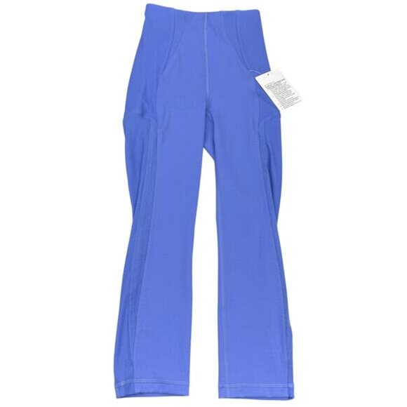 NWT LULULEMON Everlux Mesh Super-High-Rise Training Crop 21" Sz 2 Wild Indigo - Picture 6 of 11